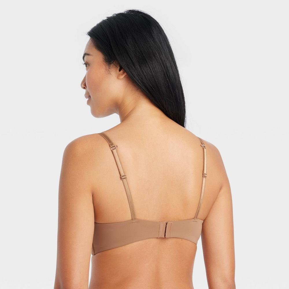 Womens Bliss Lightly Lined Wirefree Bra - Auden Brown 38DDD Product Image