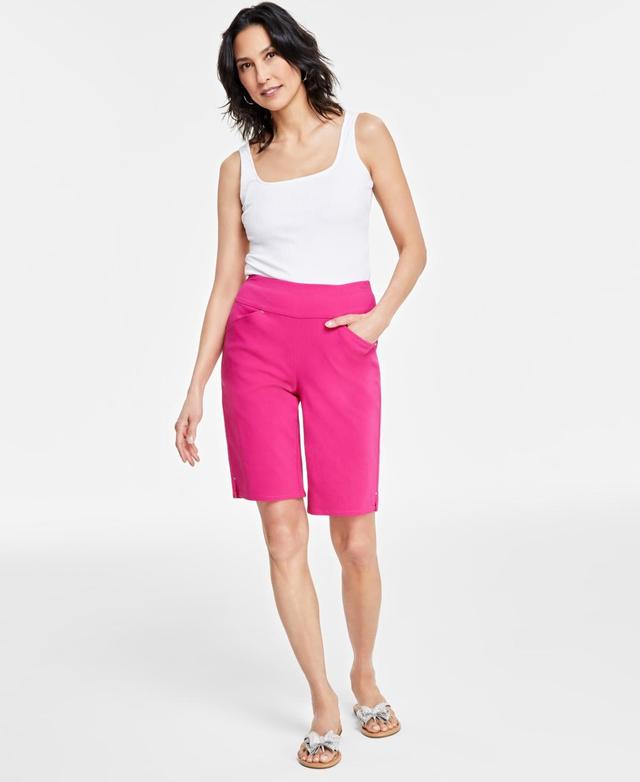 I.n.c. International Concepts Womens Mid Rise Pull-On Bermuda Shorts, Created for Macys Product Image