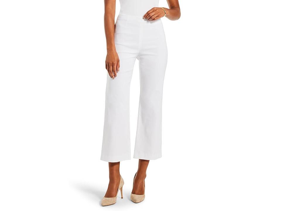 NIC+ZOE Polished Wonderstretch Wide-Leg Crop (Paper ) Women's Casual Pants Product Image