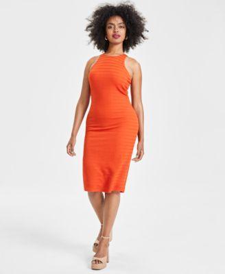 Women's Textured Midi Dress, Created for Macy's Product Image