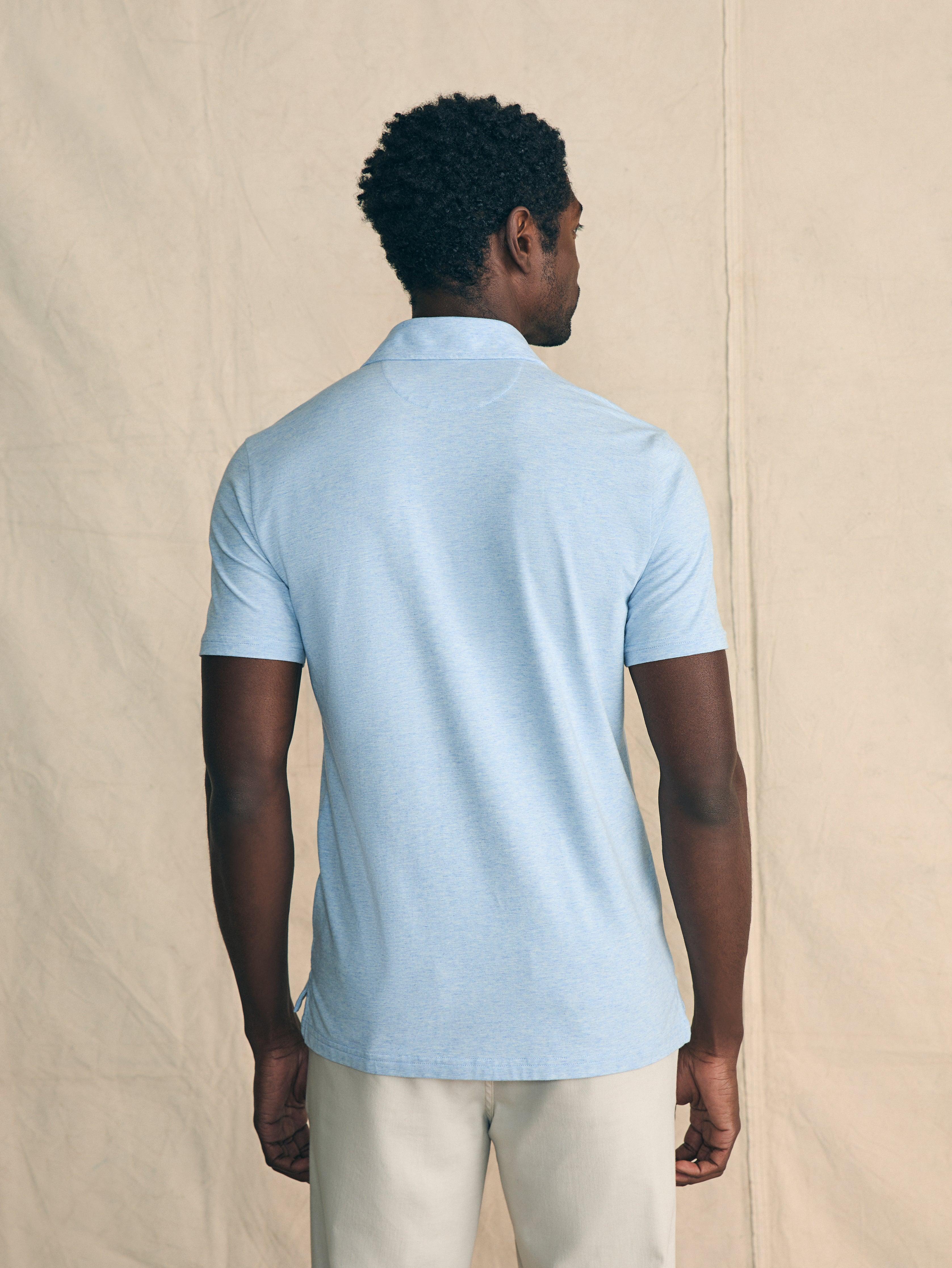 Movement™ Short-Sleeve Polo - Cardiff Blue Heather Product Image