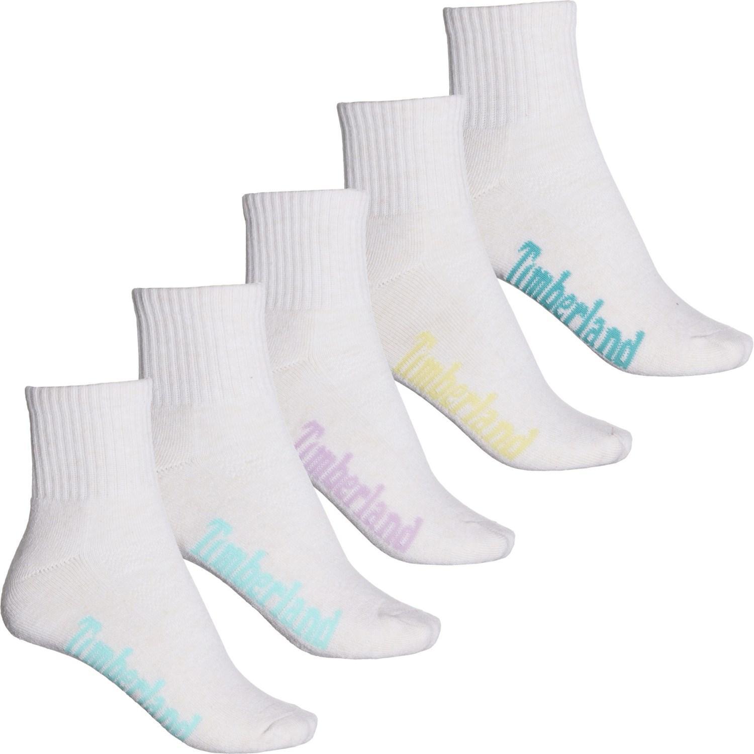 Timberland Venting Socks - 5-Pack, Quarter Crew (For Women) Product Image