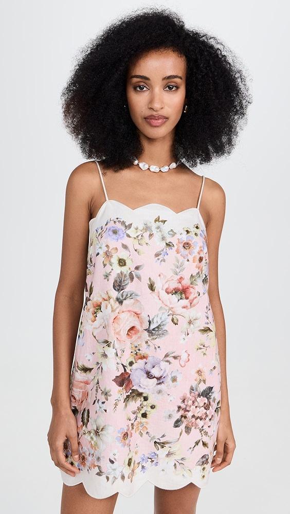 Zimmermann Acacia Scallop Mini Dress | Shopbop Product Image