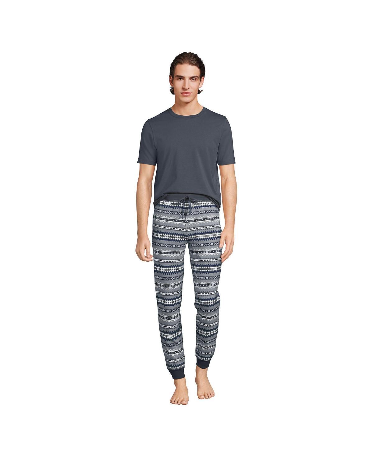 Mens Lands End Jersey Pajama Sleep Set Product Image