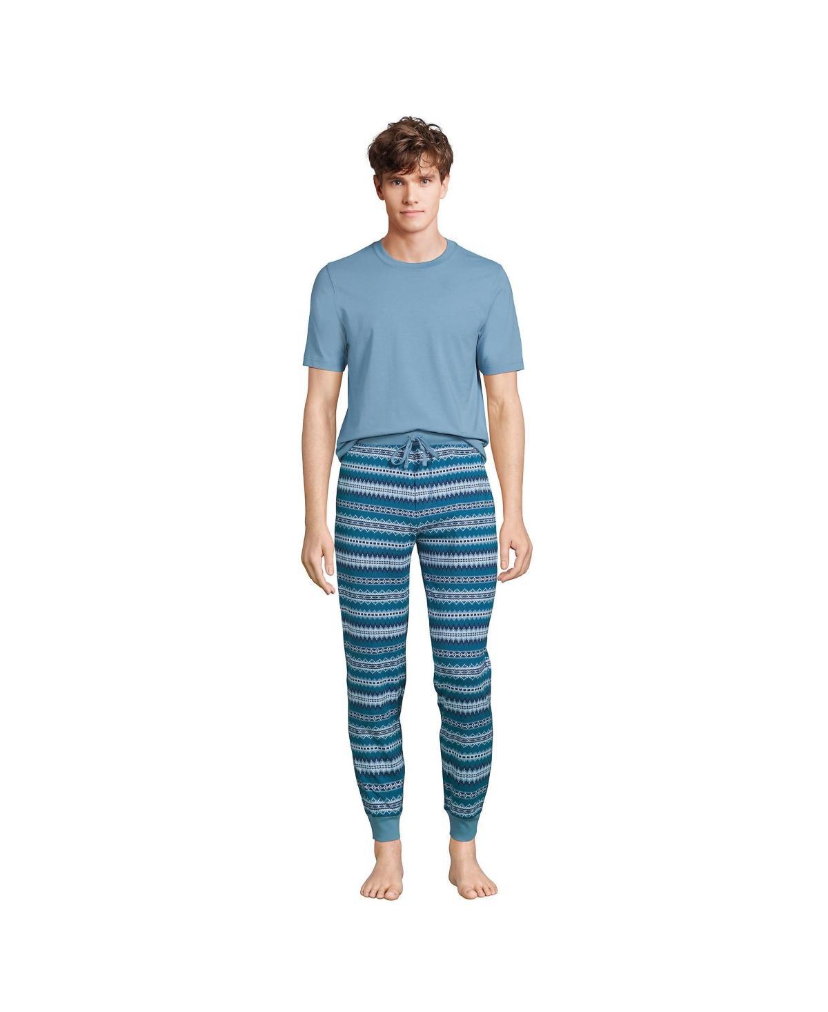 Mens Lands End Jersey Pajama Sleep Set Product Image