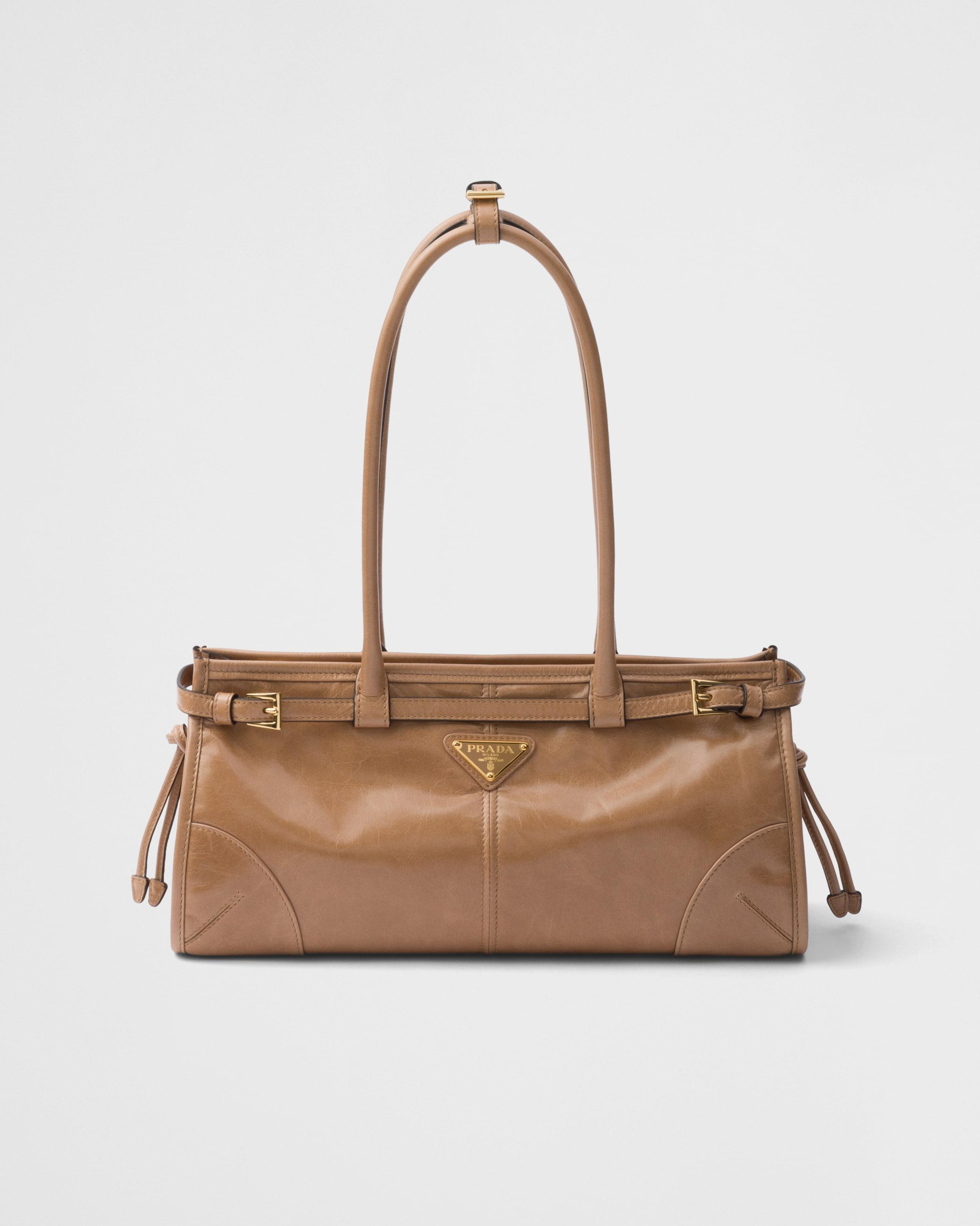 Medium leather handbag product image