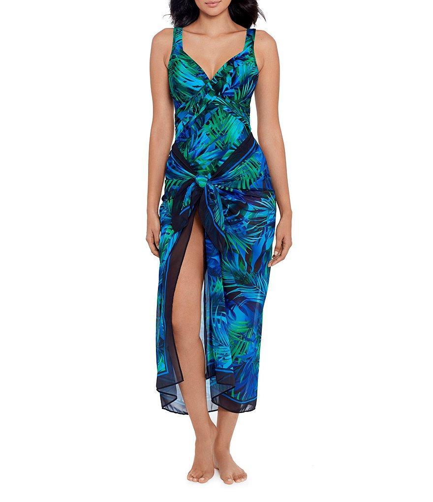 Miraclesuit Palm Reeder Georgette Scarf Pareo Cover-Up Product Image