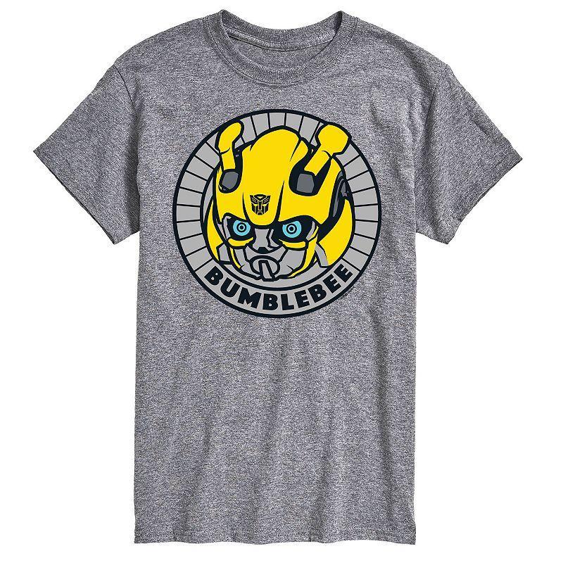 Big & Tall Transformers Bumblebee Badge Graphic Tee, Mens Product Image