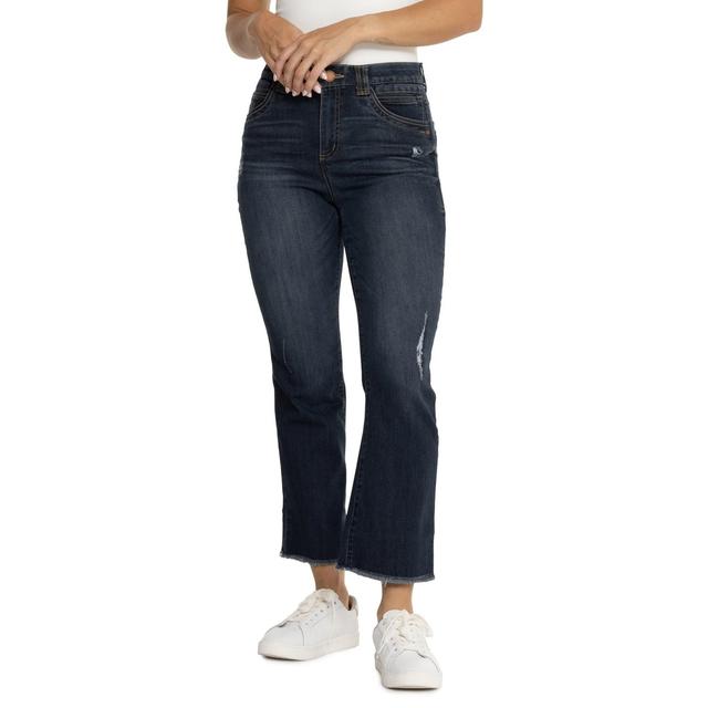 Democracy AbTechnology Itty Bitty Flare Cropped Jeans - High Rise Product Image