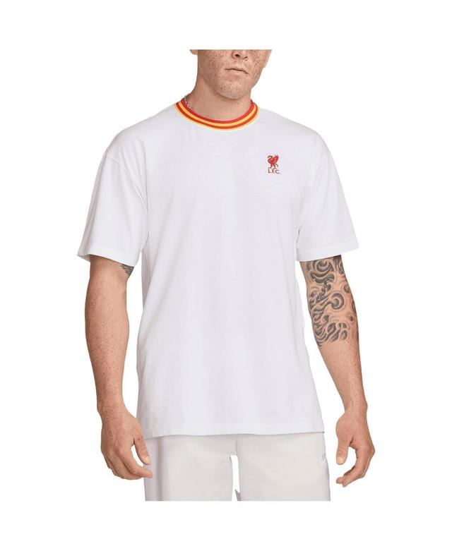 Nike Mens White Liverpool Premium Essentials T-Shirt Product Image