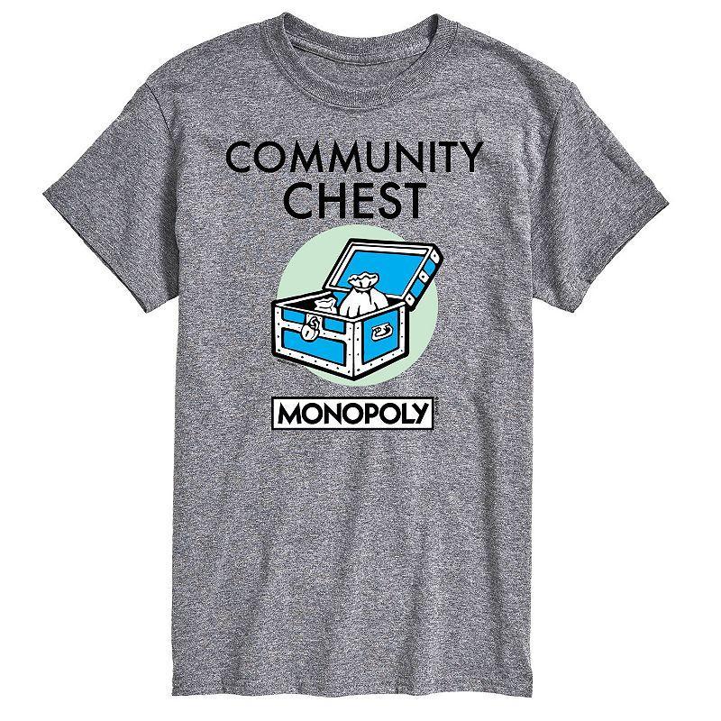 Big & Tall Monopoly Community Chest Graphic Tee, Mens Product Image