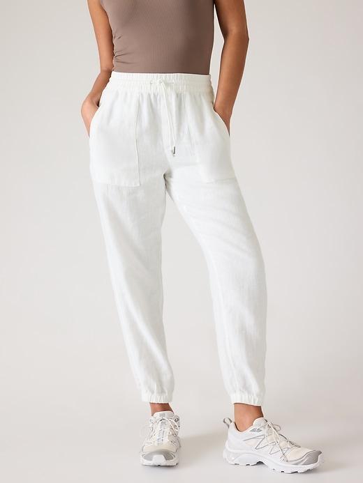 Retreat Linen High Rise Jogger Product Image