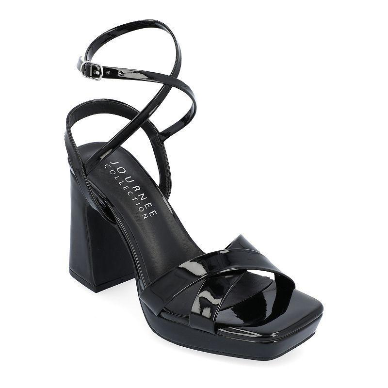 Journee Collection Zorana Platform Sandal | Womens | | | Heels | Sandals | Ankle Strap | Block Product Image