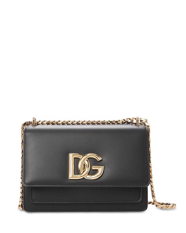 Dolce & Gabbana Logo Leather Shoulder Bag Product Image