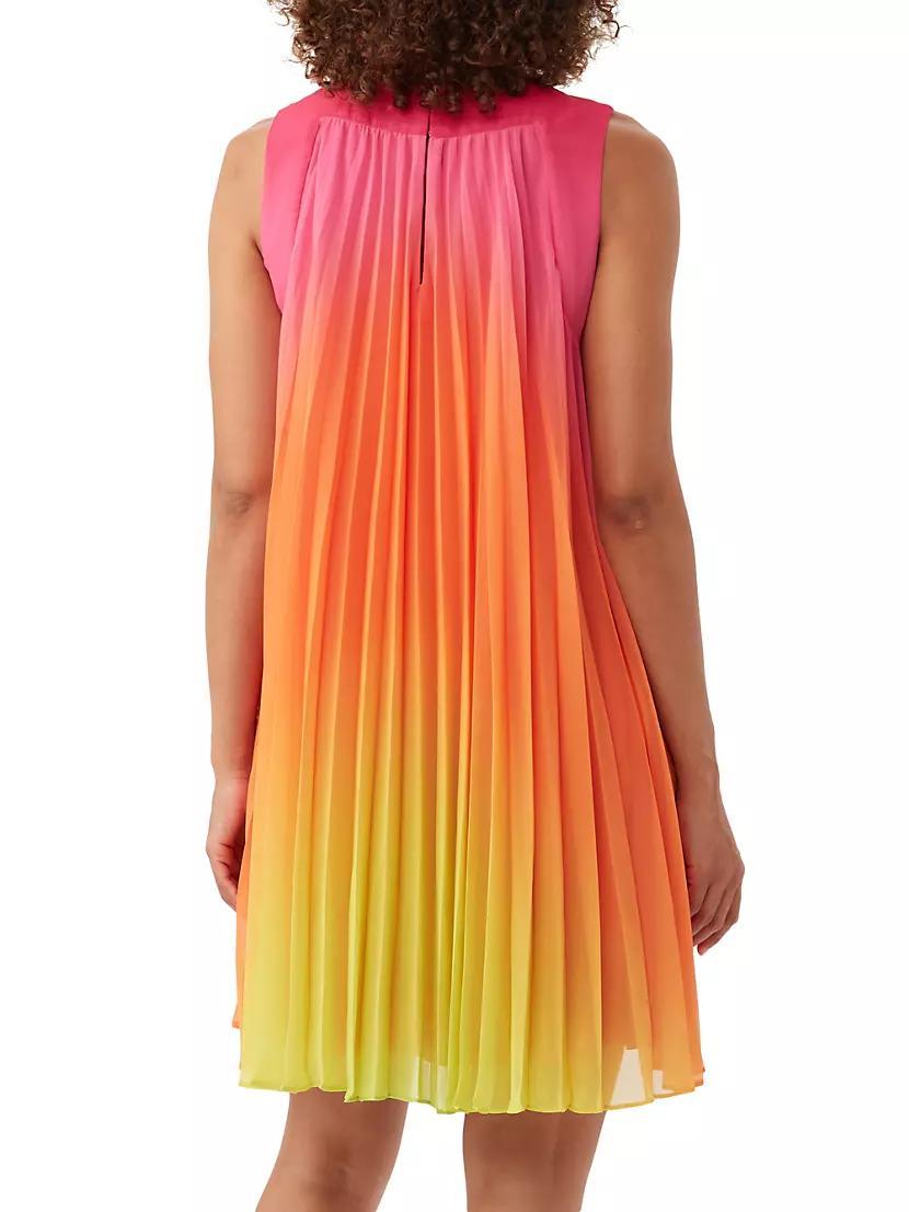 Jalina Gradient Georgette Minidress Product Image