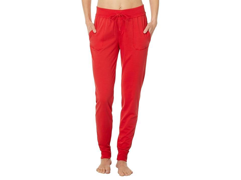 Skin Pima Cotton Skinny Pants (Lipstick ) Women's Pajama Product Image