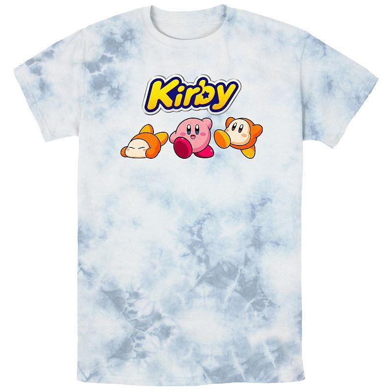 Mens Nintendo Kirby and Friends Bombard Wash Graphic Tee White Product Image