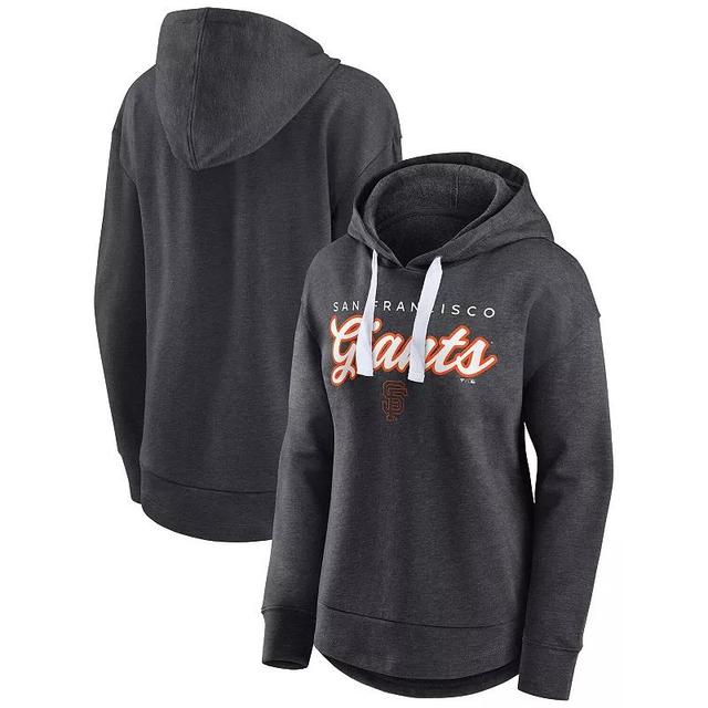 Womens Fanatics Branded Heather Charcoal San Francisco Giants Set to Fly Pullover Hoodie Product Image