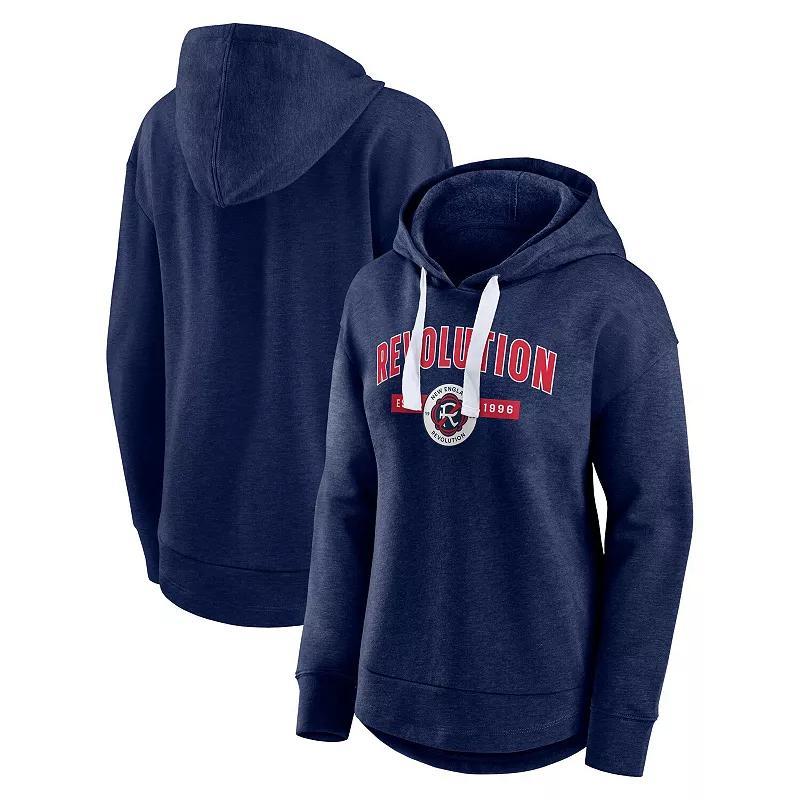 Womens Fanatics Navy New England Revolution Lineup Pullover Hoodie Ner Blue Product Image