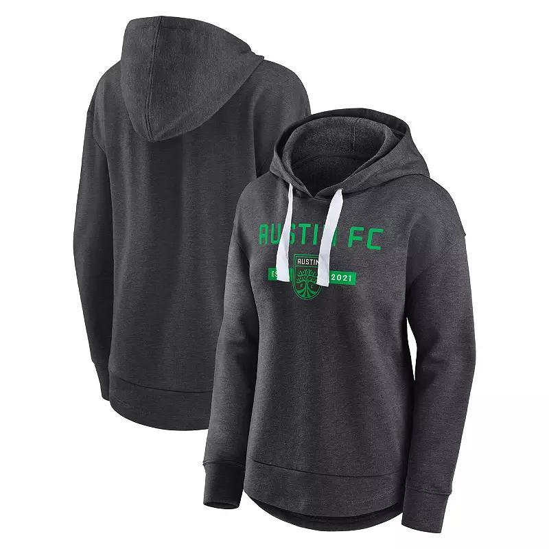 Womens Fanatics Branded Heather Charcoal Austin FC Lineup Pullover Hoodie Product Image