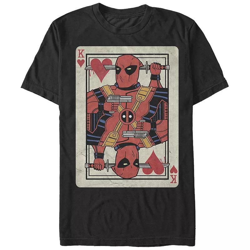 Big & Tall Marvel Deadpool King Of Hearts Graphic Tee, Mens Product Image