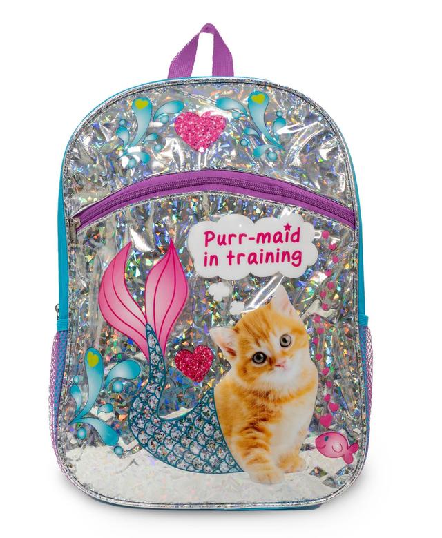 Confetti Purr-Maid 16” Kitten Backpack Product Image