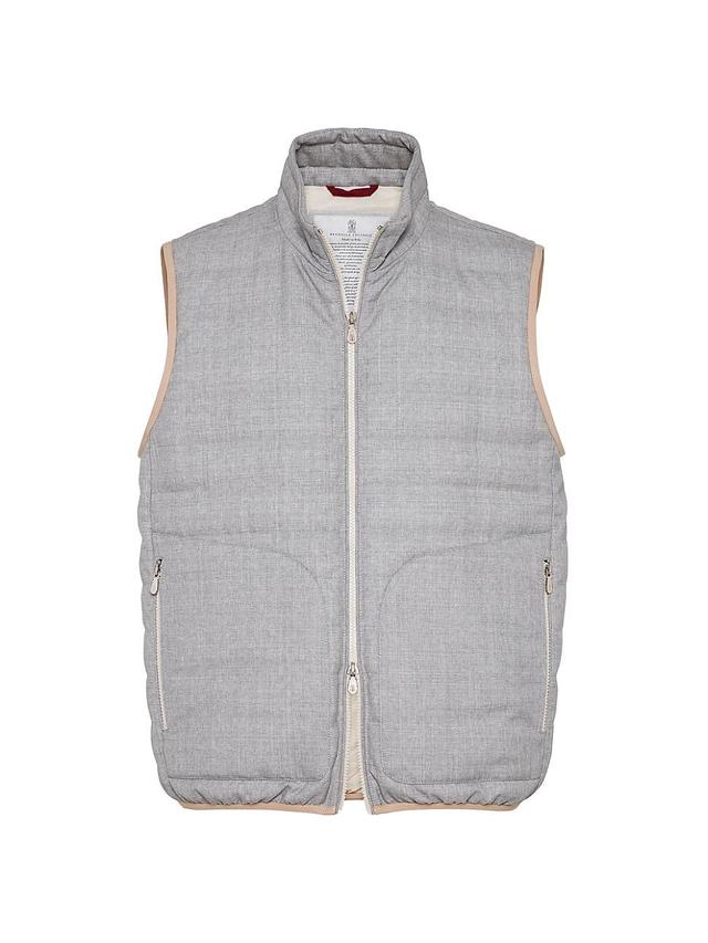 Mens Virgin Wool Fresco Lightweight Down Vest Product Image