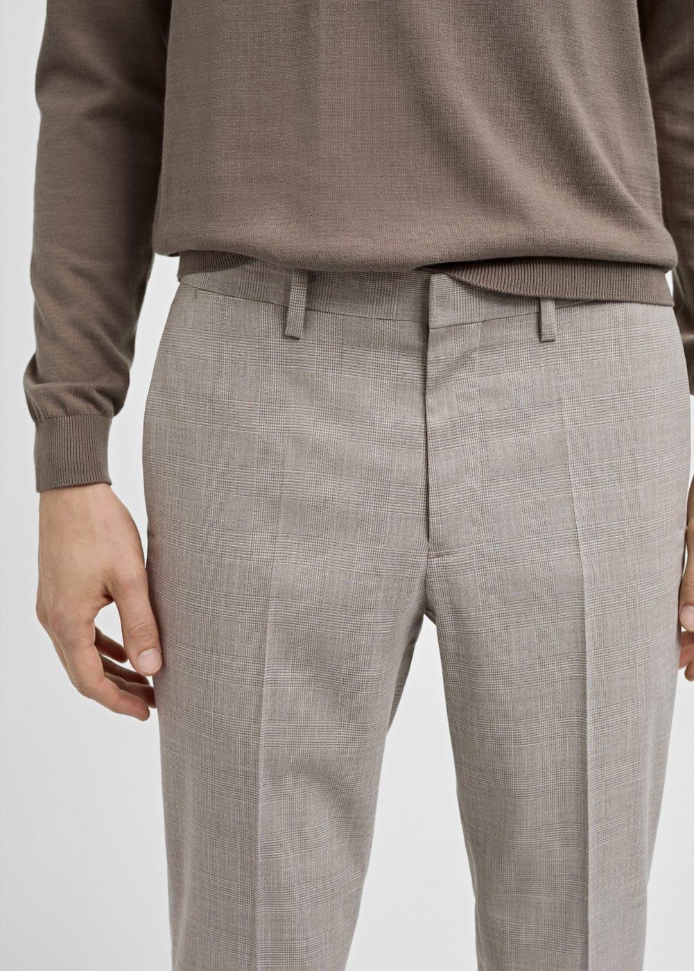 Mango Mens Stretch Fabric Super Suit Pants Product Image