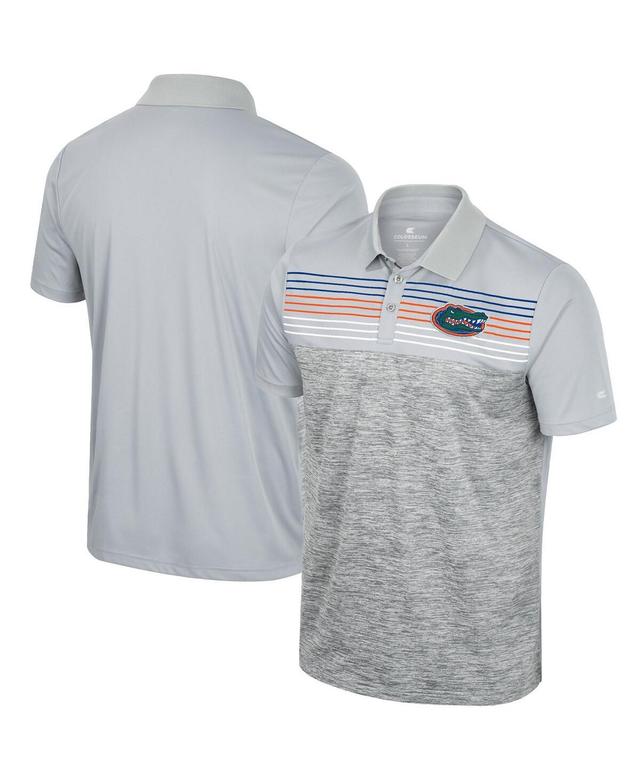 Mens Colosseum Gray Florida Gators Cybernetic Polo Product Image