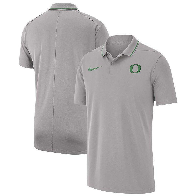 Mens Nike Gray Oregon Ducks 2023 Coaches Performance Polo Product Image