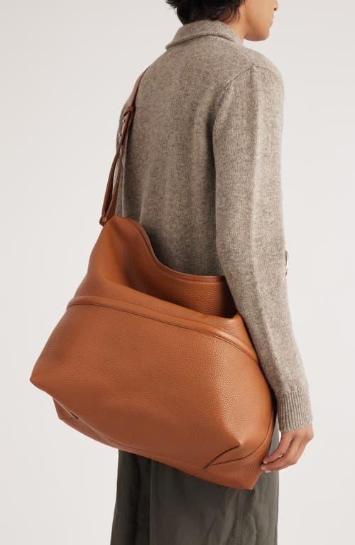 DRIES VAN NOTEN Leather Weekend Bag In Brown Product Image