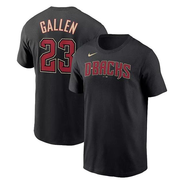 Mens Nike Zac Gallen Arizona Diamondbacks Player Name & Number T-Shirt Product Image