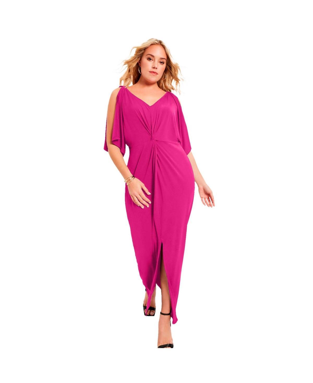 June + Vie Womens June + Vie Twist-Front Dress Product Image