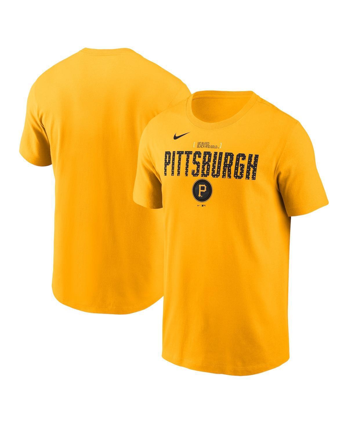 Pittsburgh Pirates Team Swoosh Lockup Nike Mens MLB T-Shirt Product Image