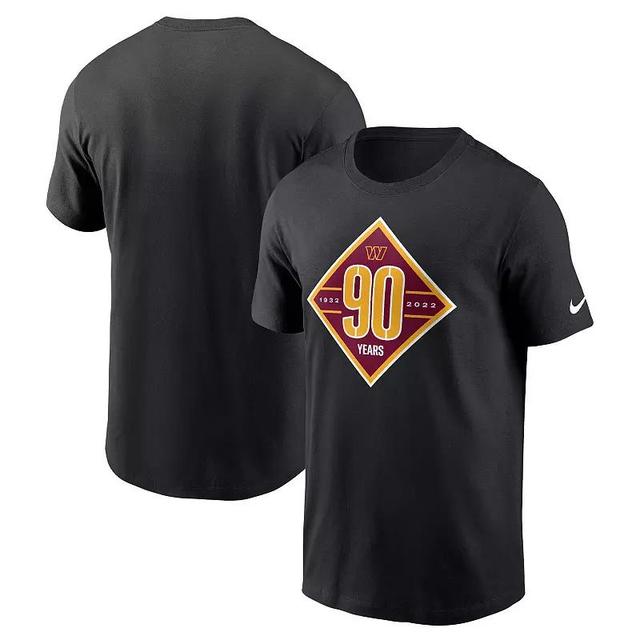 Mens Nike Black Washington Commanders 90th Anniversary T-shirt Product Image