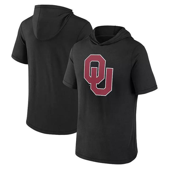 Mens Fanatics Black Oklahoma Sooners Primary Logo Hoodie T-shirt Product Image