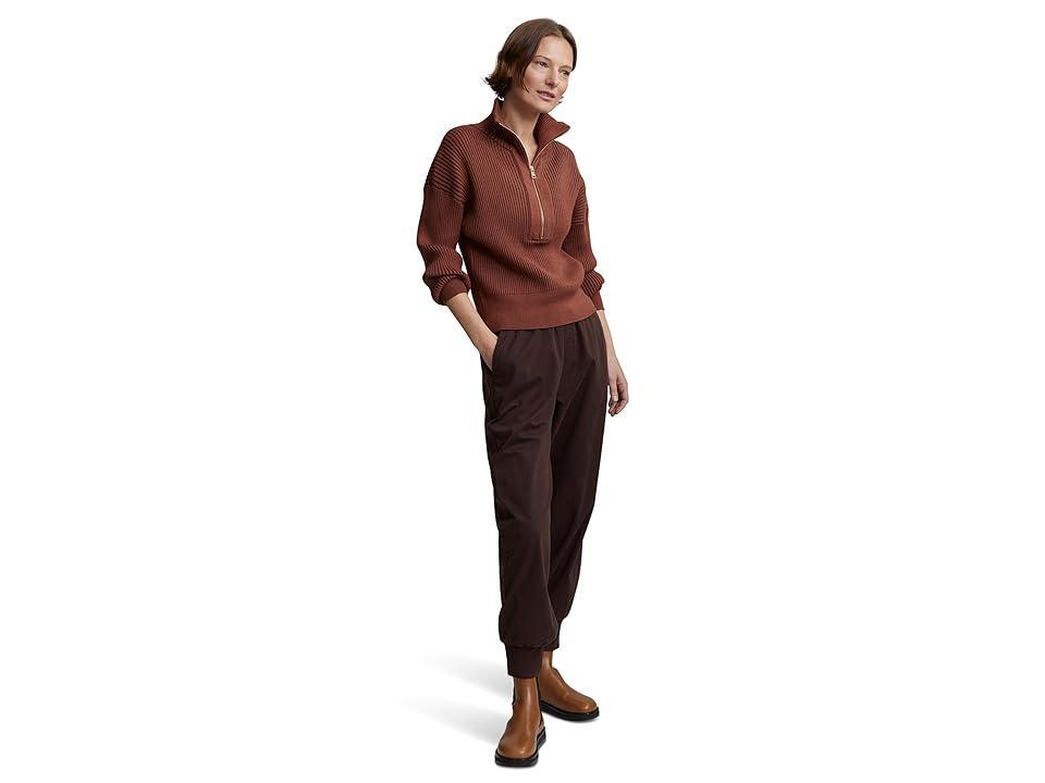 Varley Janie 1/2 Zip Knit Patina) Women's Clothing Product Image