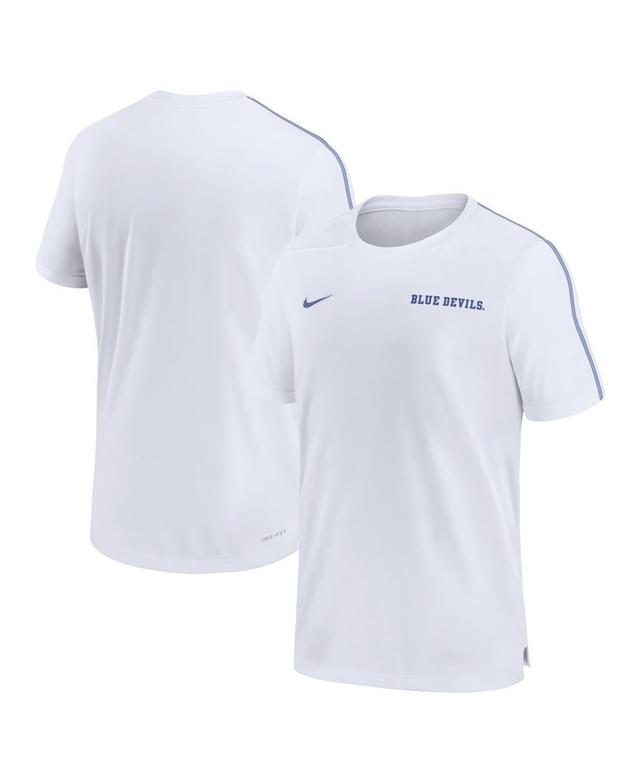 Nike Mens Duke Blue Devils 2024 Sideline Coach Performance T-shirt - Anthracite Product Image