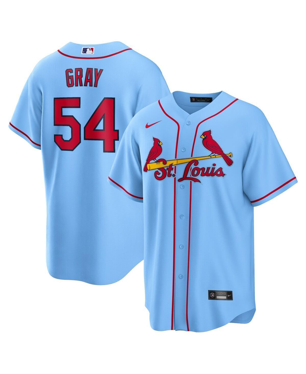 Nike Mens Sonny Gray Light Blue St. Louis Cardinals Alternate Replica Jersey - Light Blue Product Image