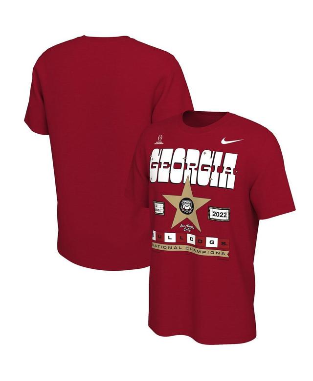 Mens Nike Red Georgia Bulldogs College Football Playoff 2022 National Champions Celebration T-shirt Product Image