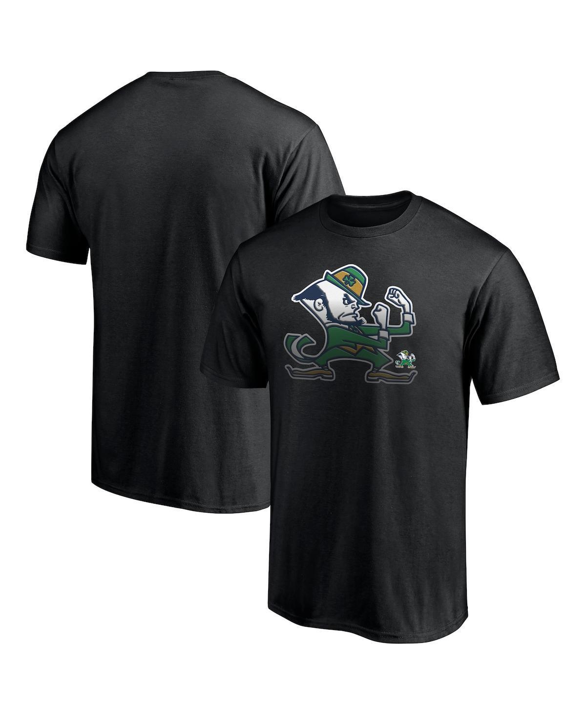 Mens Fanatics Black Notre Dame Fighting Irish Team Midnight Mascot T-shirt Product Image