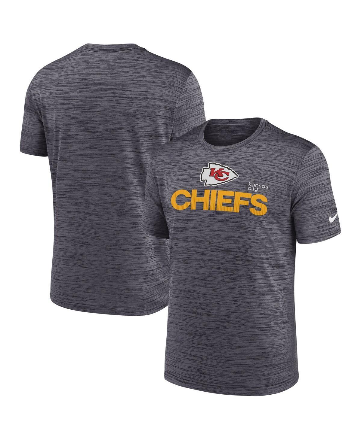 Nike Mens Black Kansas City Chiefs Blitz Velocity Modern Performance T-Shirt Product Image