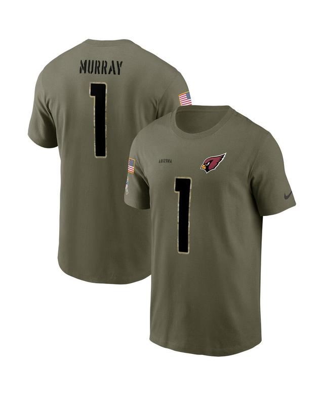 Mens Nike Kyler Murray Olive Arizona Cardinals 2022 Salute To Service Name and Number T-shirt Product Image