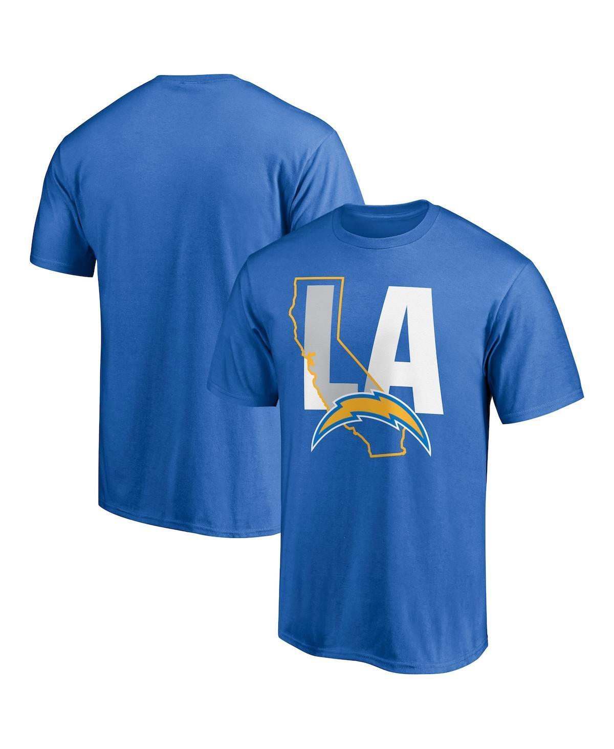 Mens Fanatics Powder Blue Los Angeles Chargers Hometown Collection 1st Down T-shirt Product Image