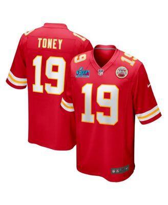 Mens Nike Kadarius Toney Red Kansas City Chiefs Super Bowl Lvii Patch Game Jersey - Red Product Image