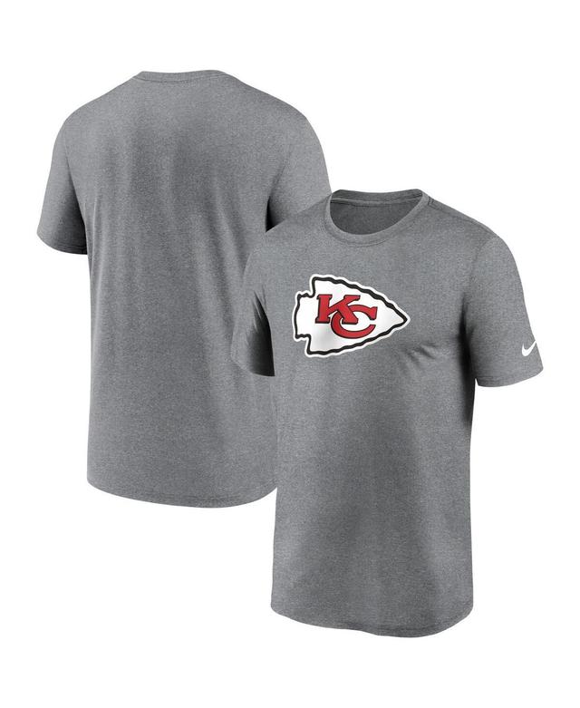 Nike Mens Heather Charcoal Kansas City Chiefs T-Shirt Product Image