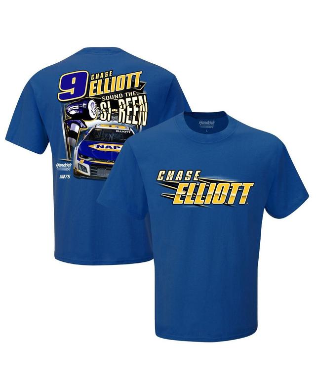 Mens Hendrick Motorsports Team Collection Royal Chase Elliott Dominator T-shirt Product Image