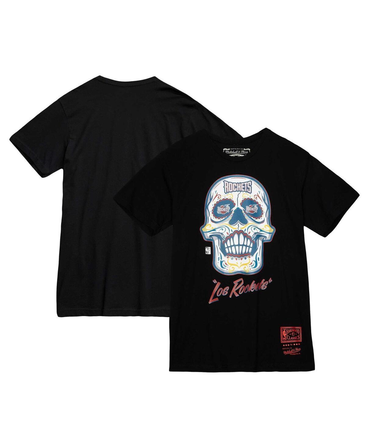 Mens Mitchell & Ness Houston Rockets Hardwood Classics Sugar Skull Hometown T-Shirt Product Image