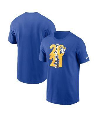 Mens Nike Royal Los Angeles Rams 2021 Nfl Playoffs Bound T-shirt Product Image