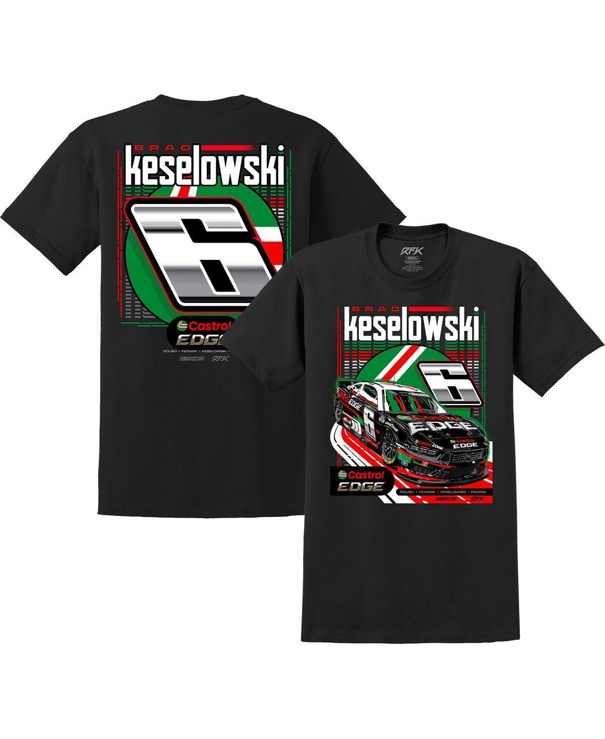 Mens E2 Apparel Black Brad Keselowski Castrol Edge T-shirt Product Image